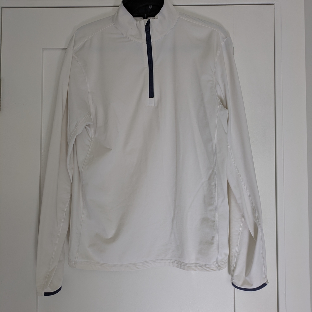 Greyson Althetic Luxury White Jacket Classic Old Money Size Small
